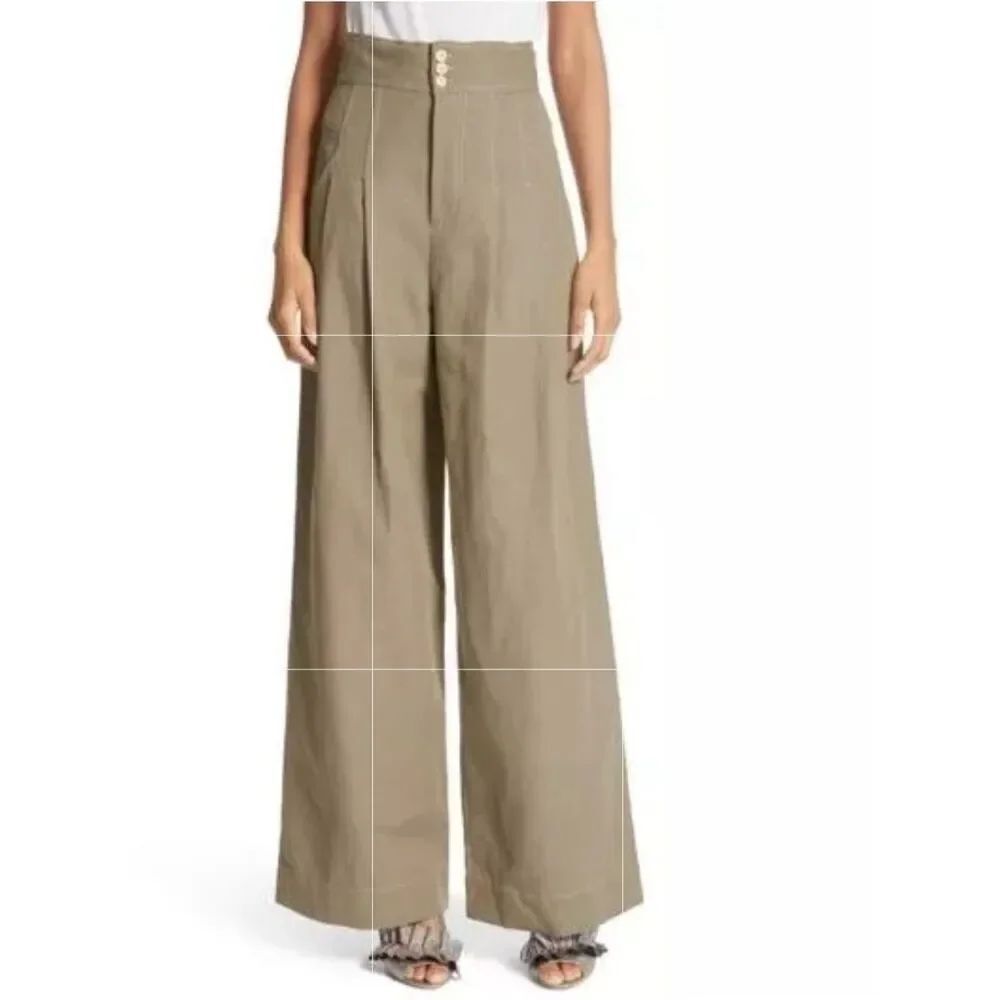 NEW Rebecca Taylor La Vie Women’s 28 Laurel Linen Twill Pant Slacks